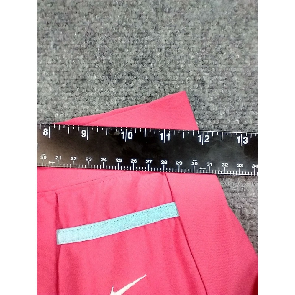 Nike Girls Dri-FIT Athletic Skort Pink Blue Pleated Tennis Golf Skirt Size L 14 - Picture 2 of 9
